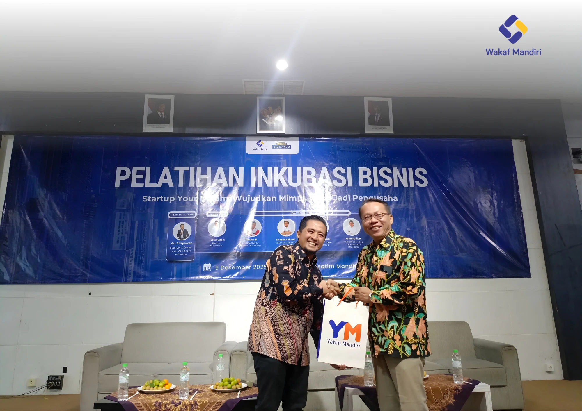 Pelatihan Inkubasi Bisnis Kolaborasi Wakaf Mandiri Dan Sbc Sidoarjo Untuk Menginspirasi Calon Pengusaha Baru