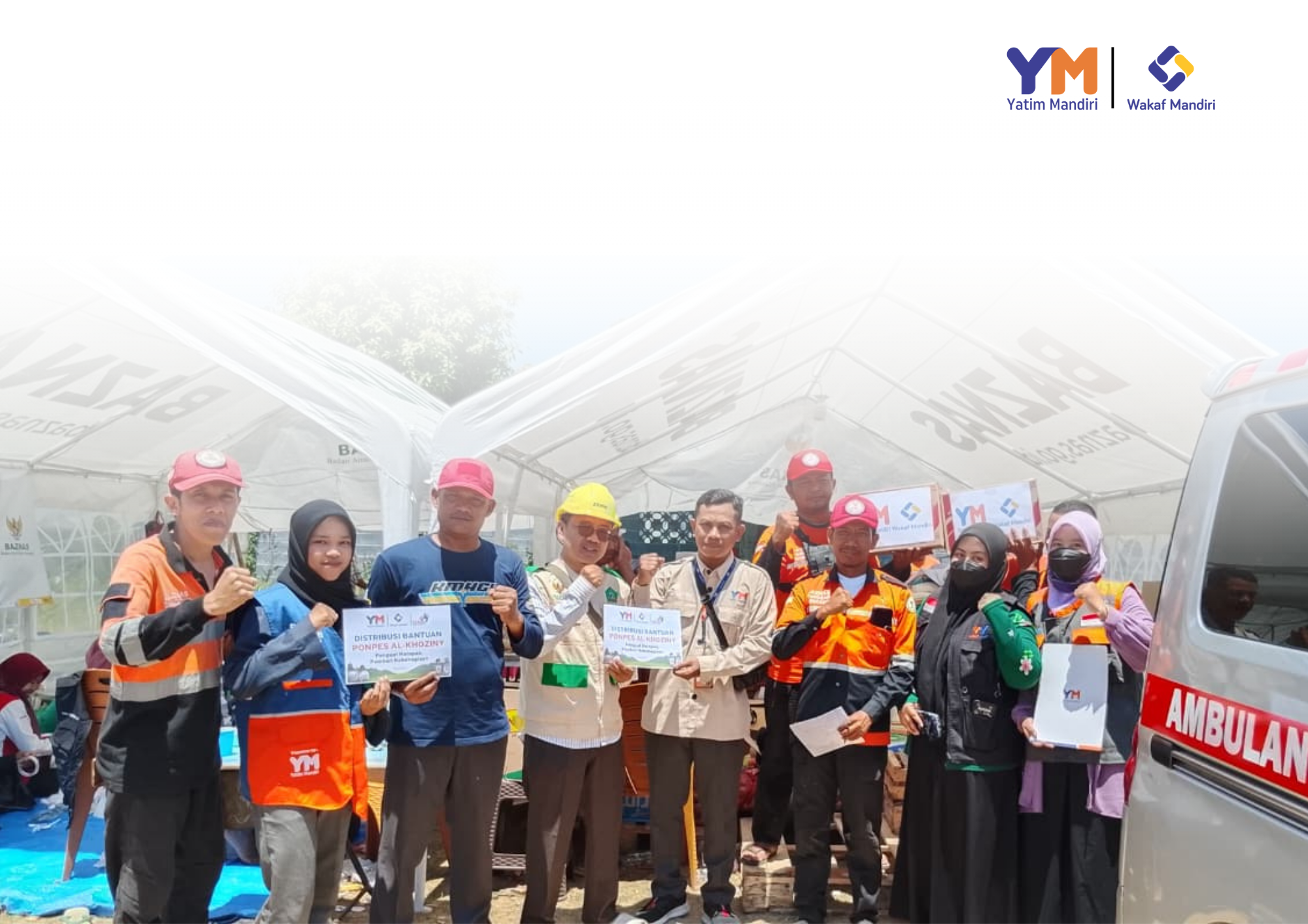  Wakaf Mandiri Salurkan Bantuan Untuk Pesantren Al-Khoziny Buduran, Sidoarjo