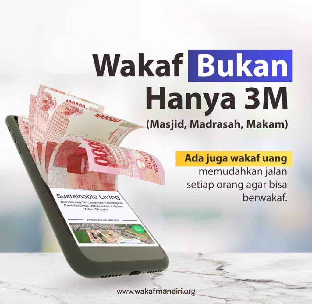  Wakaf Bukan Hanya 3M