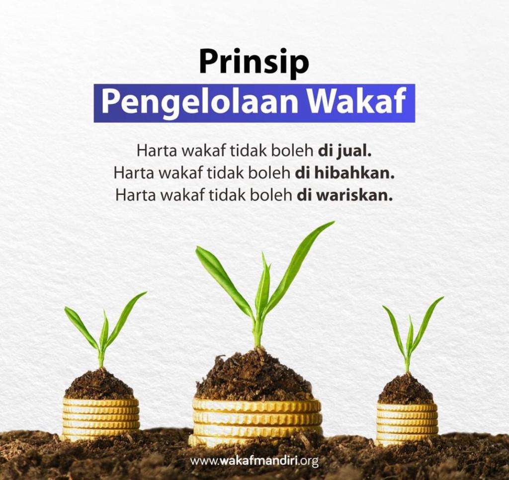  Prinsip Pengelolaan Wakaf