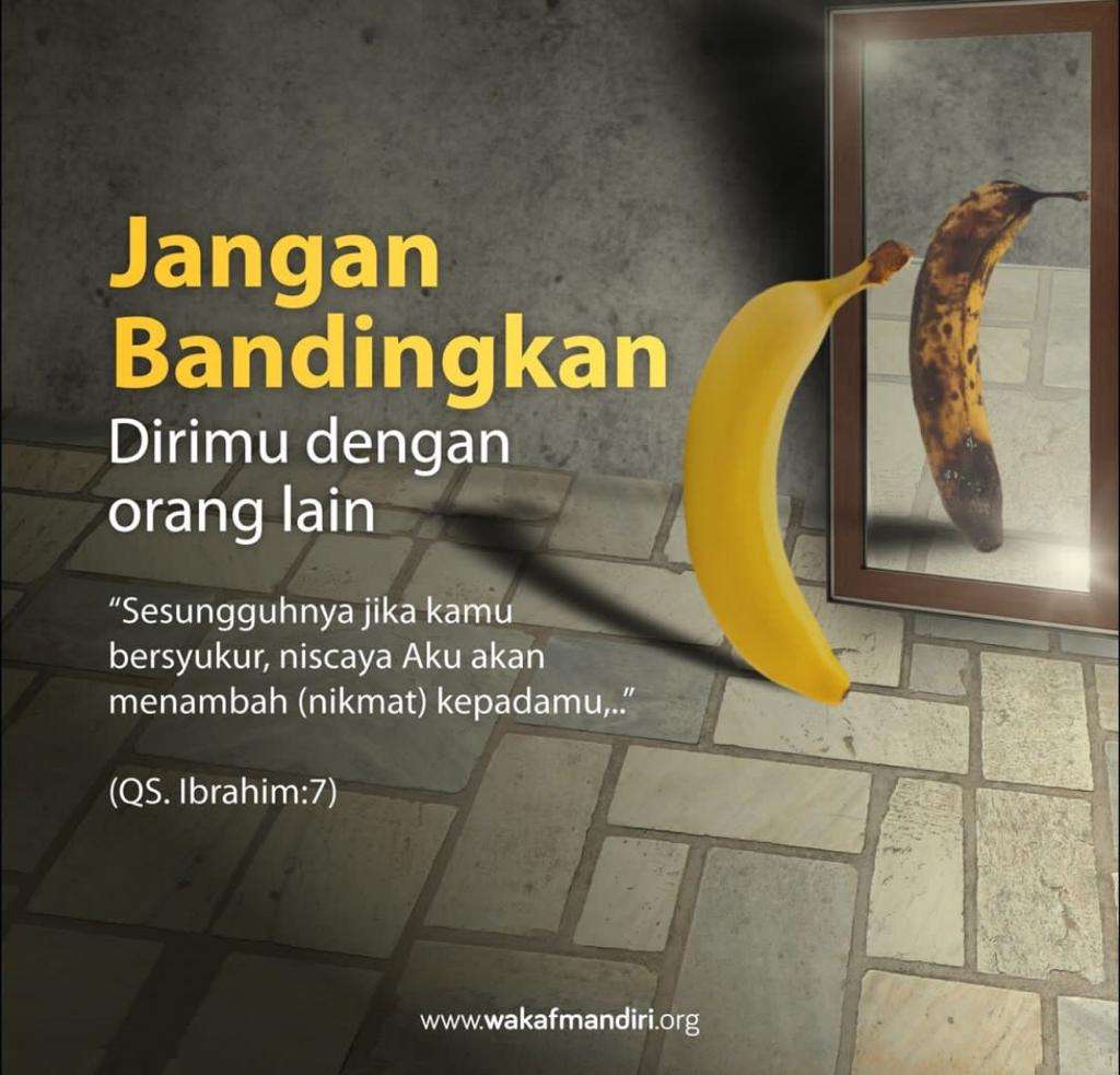  Jangan Bandingkan Dirimu dengan Orang Lain