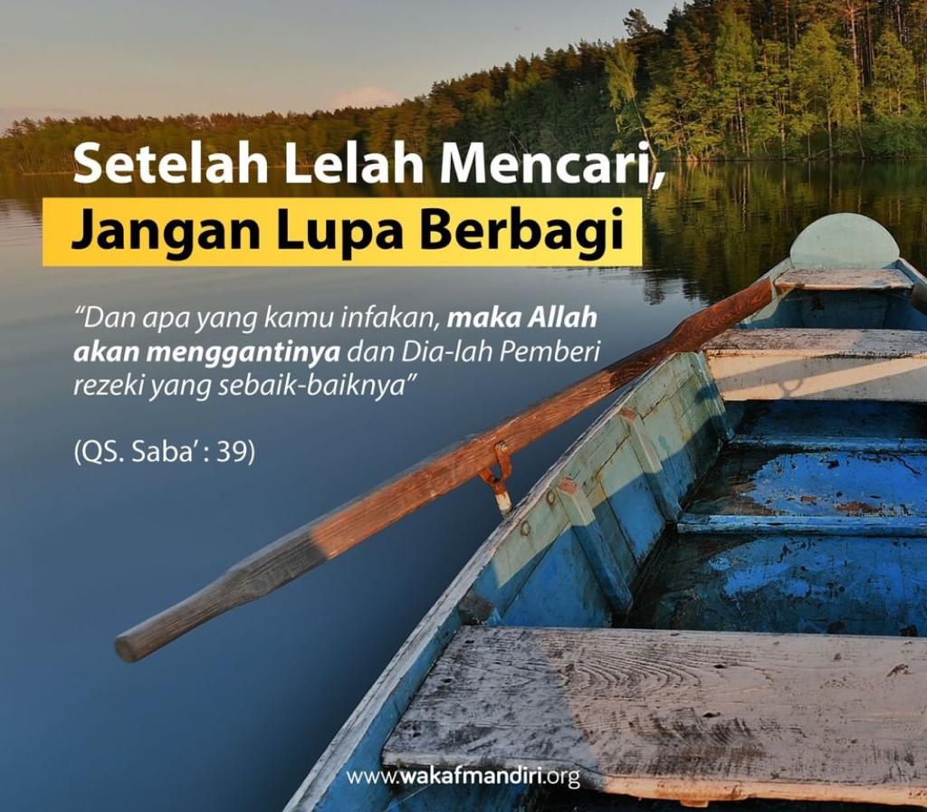  Setelah Lelah Mencari, Jangan Lupa Berbagi