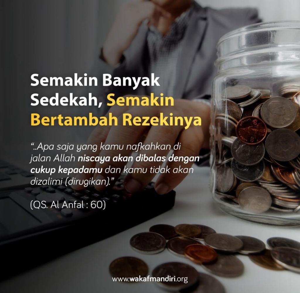  Semakin Banyak Sedekah, Semakin Bertambah Rezekinya