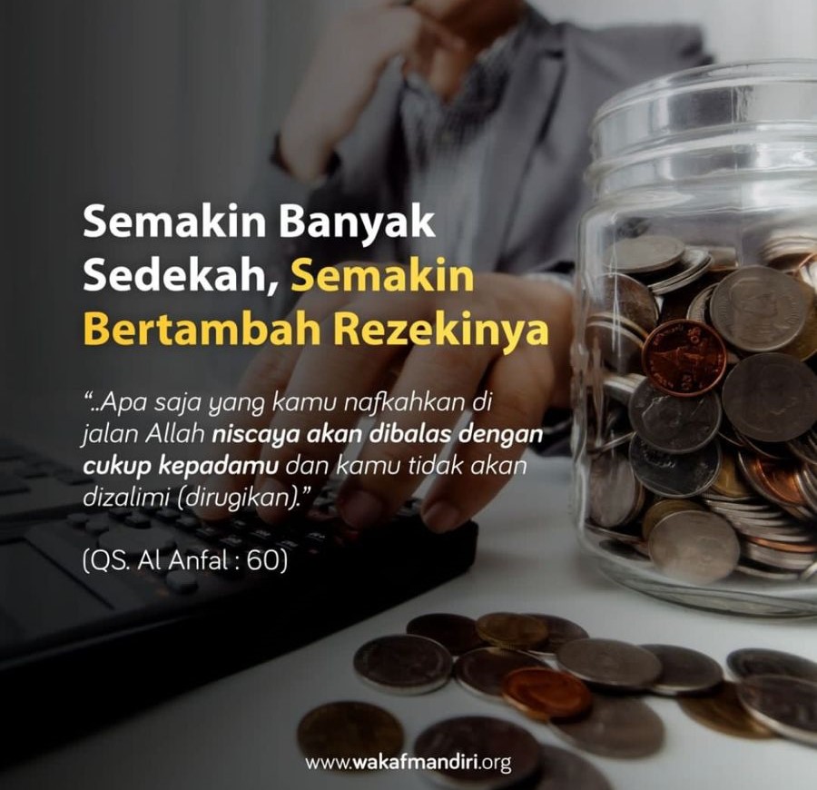  Banyak Sedekah, Rezeki Makin Bertambah