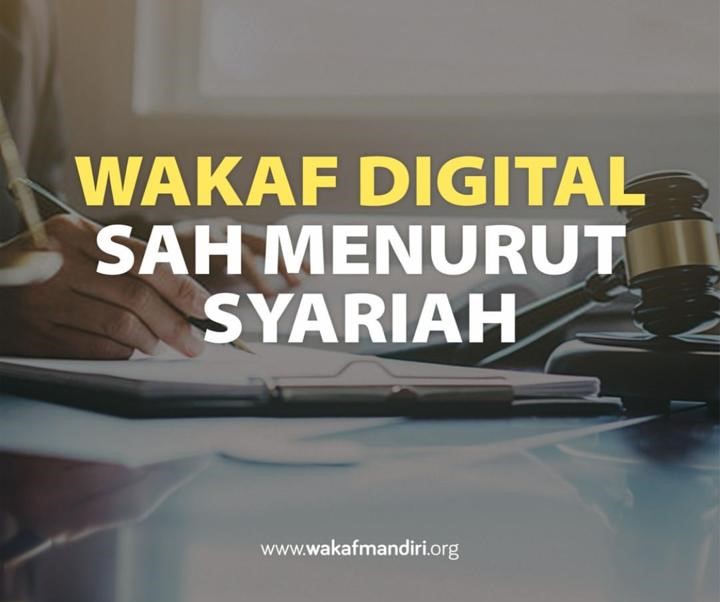  Wakaf Digital, Sah Menurut Syariah