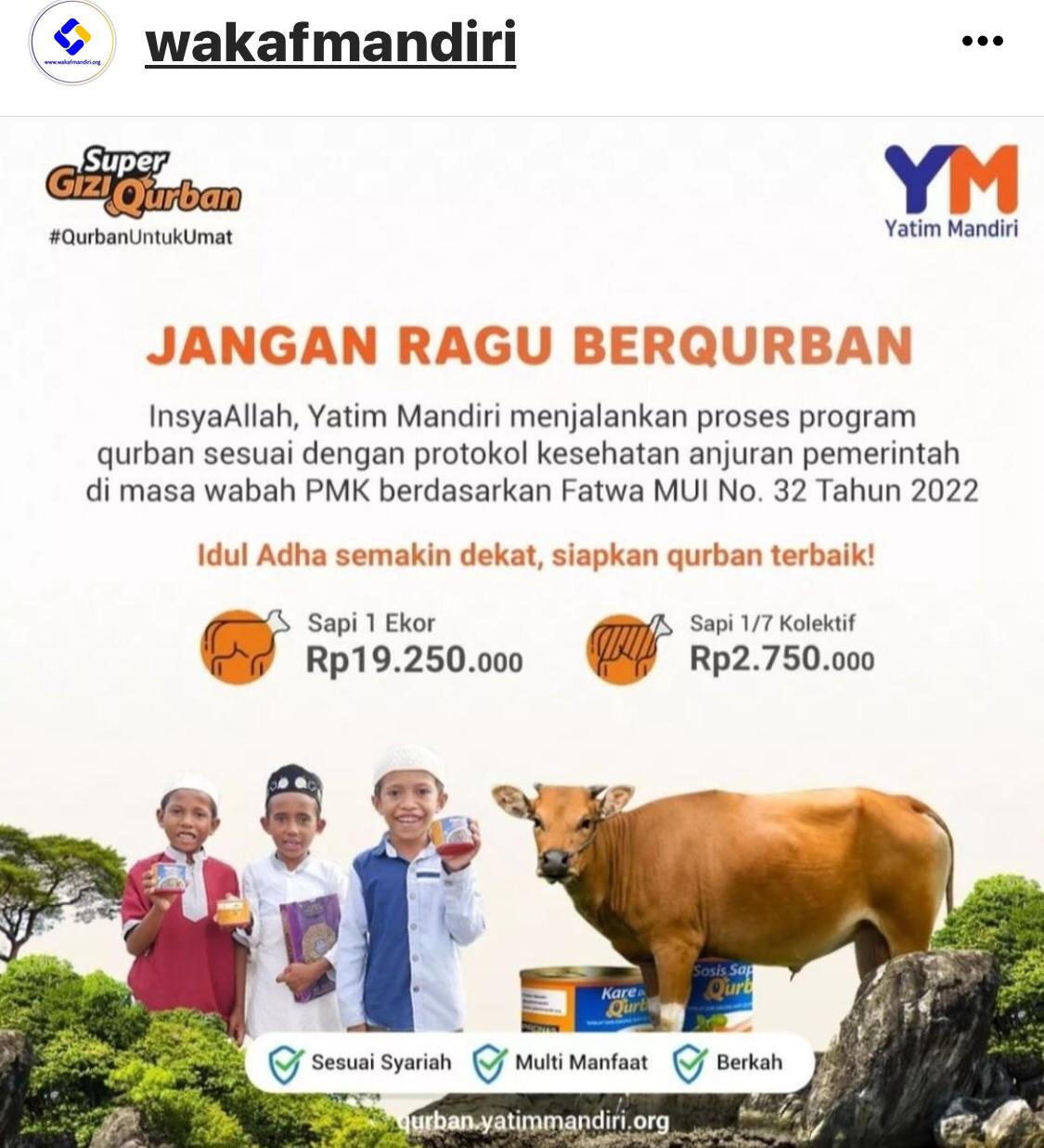  Siapkan Qurban Terbaik Anda