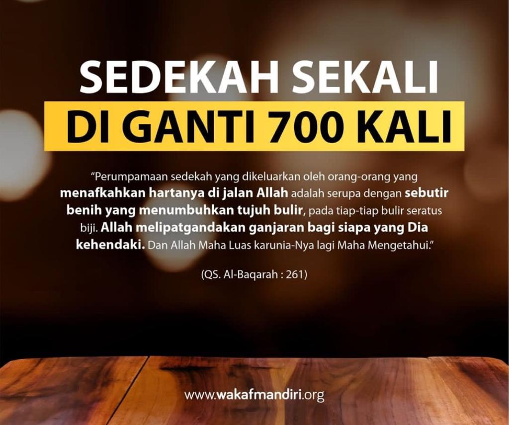  Rahasia Sedekah yang Pahalanya 700 Kali Lipat