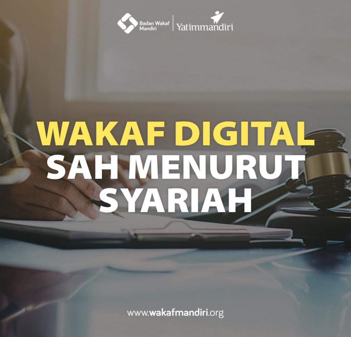  Wakaf Digital, Sah Menurut Syariah