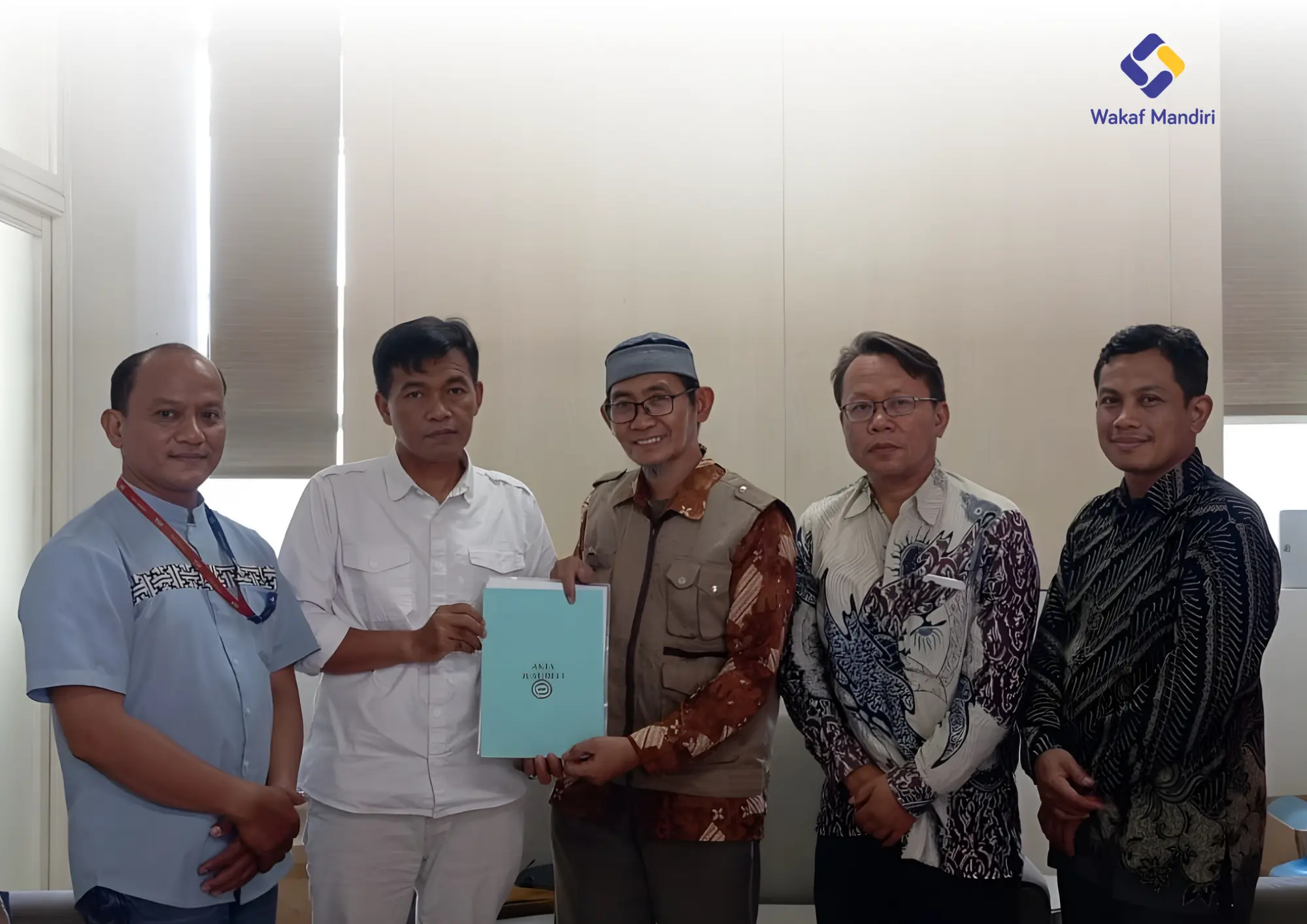 Wakaf Mandiri Terima Akad Hibah Rumah Dari Bapak Budiono, Amanah Mulia Dari Bandung Untuk Keberkahan Umat