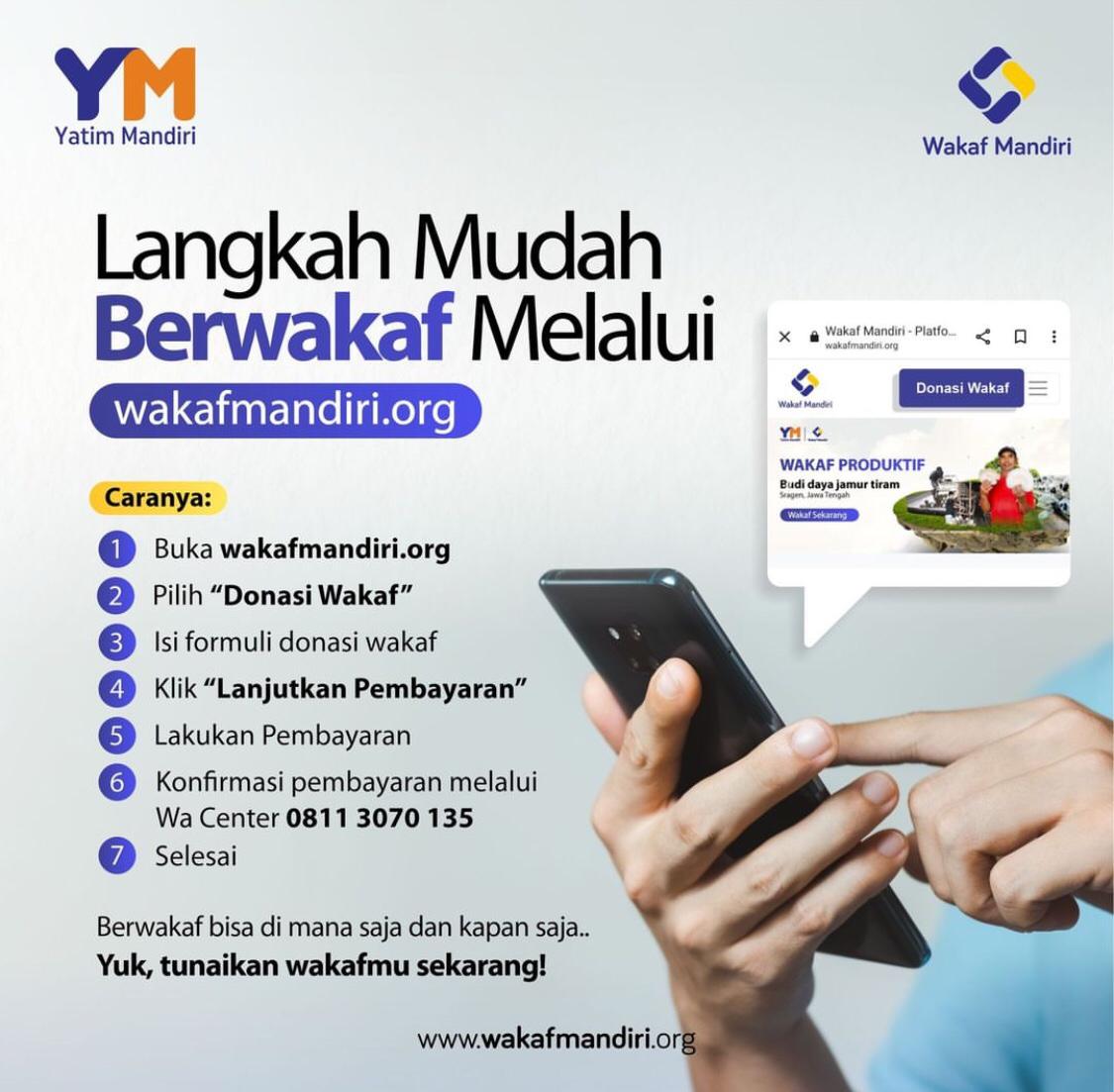  Mudahnya Berwakaf di wakafmandiri.org